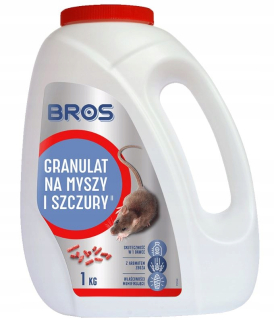 Repelent, plašič pre zvieratá - Bros jed proti MYŠÍM, POKRKANÁM 1kg