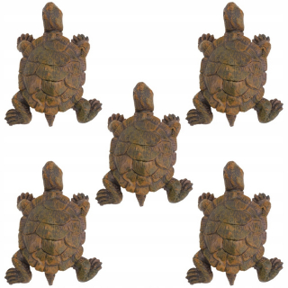 Dekorácia do záhrady - Korytnačka figurínovej simulácie korytnačka miniatúrna 5 ks