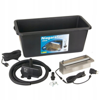Ubbink Niagara Garden Waterfall, 30 cm s LED a POM