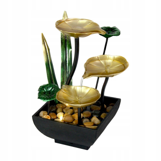 USB Desktop Fountain Waterfall LED svetlo feng shui
