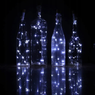 Svetelný stĺp do záhrady - USB vráti 2 m 20 LEDS
