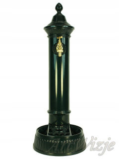 Hliníkový hydrant z hliníka s prívodom vody s miskou