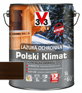 Laky, farby na záhradný nábytok - V33 LAZURA INPREGNABLE OBRÁZKA OAK LIGHT 5L