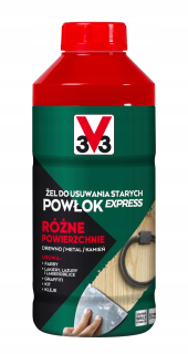 Laky, farby na záhradný nábytok - V33 Express Gel na odstránenie starých povlakov 1L