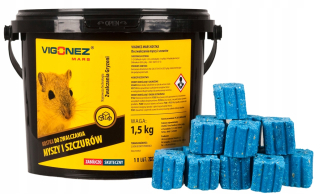Repelent, plašič  pre zvieratá - Biocontrol 500G Rúrky a čistič odtoku