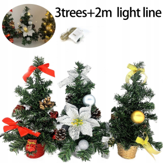 Vinter LED mini zelený vianočný stromček figurín 30 cm