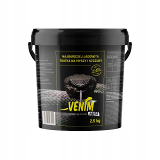 Repelent, plašič  pre zvieratá - Venim SILNÝ JED pre myši, potkany, 2,5 kg pasta