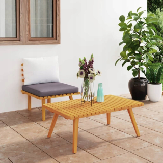 Záhradné lehátko - Vidaxl Garden Deckchair s baldachýnom, Rattan PE, SZ