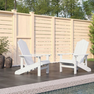 Záhradná stolička - Vidaxl záhradné stoličky Adirondack, 2 ks, HDPE,