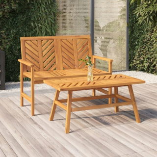 Záhradná lavica, lavička - Vidaxl Garden Bench, 109 cm, tuhé drevo Acacia
