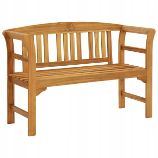 Záhradná lavica, lavička - Vidaxl Garden Bench, 114 cm, tuhé drevo Acacia Wood