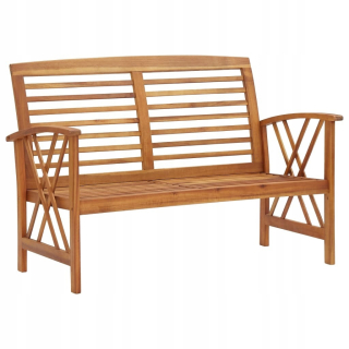 Záhradná lavica, lavička - Záhradná lavica so zeleným vankúšom, 120 cm, Lite DR