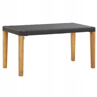 Záhradná lavica, lavička - Vidaxl Garden Bench, 120 cm, čierna, polystan