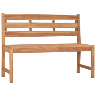 Záhradná lavica, lavička - Vidaxl záhradná lavica, 120 cm, masívne drevené drevo
