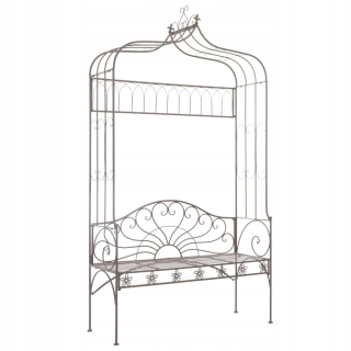 Záhradná lavica, lavička - VidaXL Záhradná lavica 122 cm Iron Antique Br