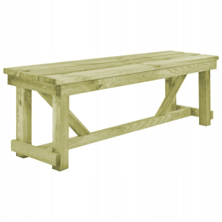Záhradná lavica, lavička - Vidaxl Garden Lavič, 140 cm, impregnované drevo
