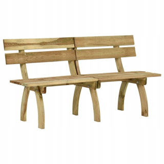 Záhradná lavica, lavička - Vidaxl Garden Bench, 160 cm, impregnované drevo