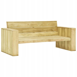 Záhradná lavica, lavička - Vidaxl Garden Bench, 179 cm, impregnované drevo