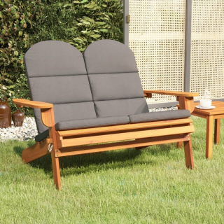 Záhradná lavica, lavička - Vidaxl Garden Bench Adirondack s vankúšmi, 126