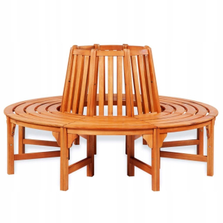 Záhradná lavica, lavička - Vidaxl lavica obklopujúca strom, Ø 160 cm, drevené