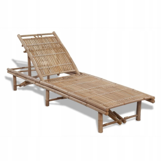 Záhradné lehátko - Vidaxl Beach, Bambus Deckchair