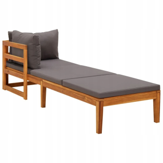 Záhradné lehátko - FOLIGNO BURGUNDIA GARDEN DECKAir!