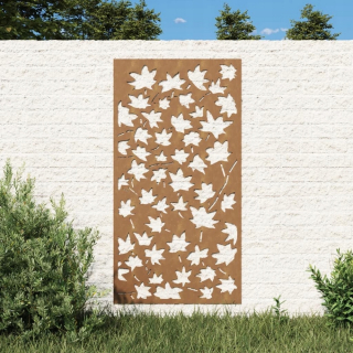 Záhradná súprava nábytku - Vidaxl Garden Wall Decoration, 105x55 cm, Korten Steel, Klon
