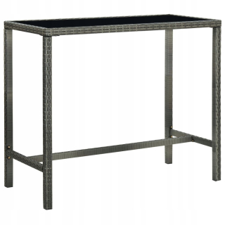 Záhradný stôl, stolík - Záhradný stôl, biely, 150x90x75 cm, Rattan PE I