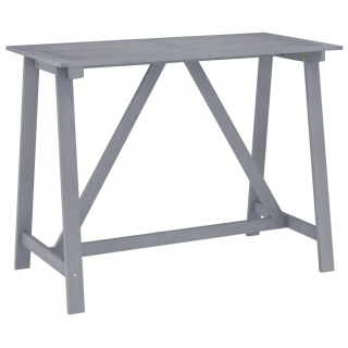 Záhradný stôl, stolík - Vidaxl Garden Bar Table, Grey, 140x70x104 C