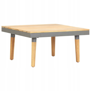 Záhradný stôl, stolík - Vidaxl záhradný konferenčný stolík, 60x60x31,5 cm, lite