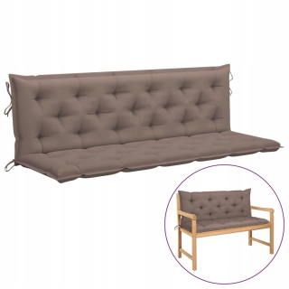 Vankúš na záhradný nábytok - Vankúš Vidaxl Swing, Taupe, 180 cm, tkaniny