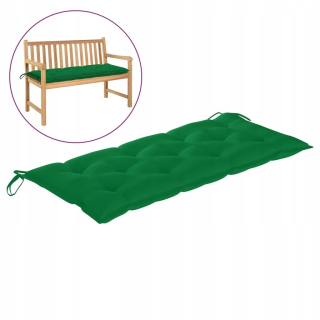 Vankúš na záhradný nábytok - Vidaxl Garden Bench, Green, 120x50 vankúš