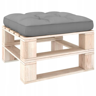 Vankúš na záhradný nábytok - Vidaxl Sofa vankúš, šedá, 58x58x10 c