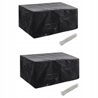 Kryt na záhradný nábytok - Vidaxl záhradný nábytok pre 4 osoby, 2 SZ