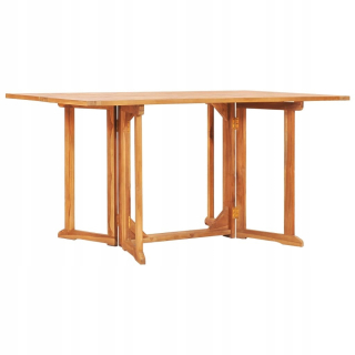 Záhradný stôl, stolík - Vidaxl skladací záhradný stôl, 150x90x75 cm, lite