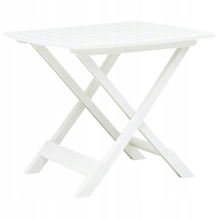 Záhradný stôl, stolík - Čierny záhradný stôl, 123x60x74cm Polirattan