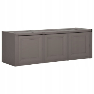 Záhradný box- Prevodovka Vidaxl Cushion, šedá, 125x40x42 cm,