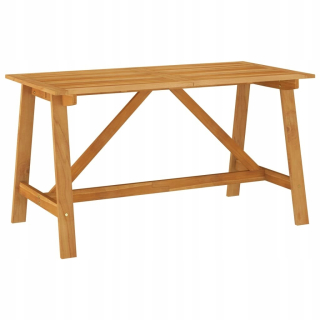 Záhradný stôl, stolík - Vidaxl jedálenský stôl pre záhradu, 140x70x73,5 cm,