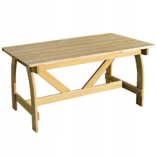 Záhradný stôl, stolík - Vidaxl Garden Table, 150x74x75 cm, impregnovaný D