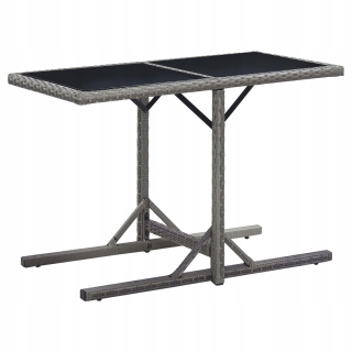 Záhradný stôl, stolík - Vidaxl Garden, antracite tabuľka, 110 x 53 x 72 ° C