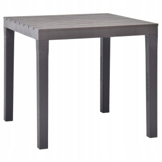 Záhradný stôl, stolík - Vidaxl Garden Table, Mocha Color, 78 x 78 x 72 cm