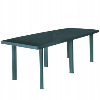 Záhradný stôl, stolík - Vidaxl Garden Table, Green, 210 x 96 x 72 cm, P