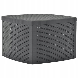 Záhradný stôl, stolík - Vidaxl Side, Anthracite Tabuľka, 54x54x36,5 cm,
