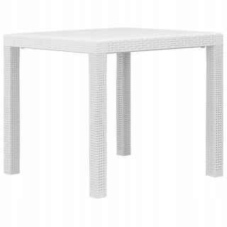 Záhradný stôl, stolík - Vidaxl Garden Table, 79x79x72cm, plast s vzhľadom
