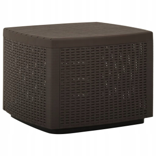 Záhradný stôl, stolík - Vidaxl Garden Table, Mocha Color, 53x53x40 cm,