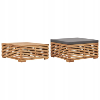 Rattan Catering Table Skladovanie s kufrom 240