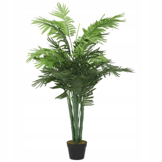 VidaXL Umelá palma, 28 listov, 120 cm, zelená
