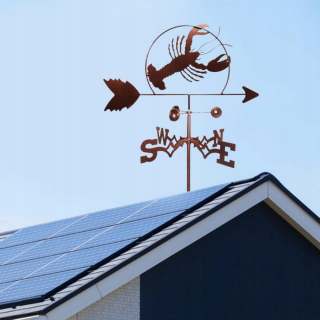 Ukazovateľ smeru vetra - Liatinové počasie v štýle vintage weathervane