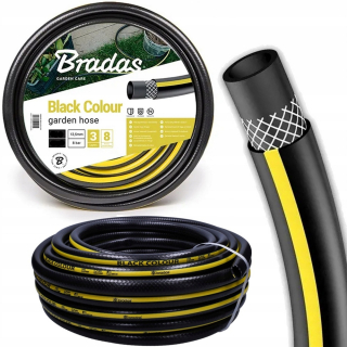 Bazénová hadica k čerpadlu - HADICA ZÁHRADNÁ ZÁVODNÁ 1/2" 50m BRADAS 3 VRSTVA ČIERNA FAR.