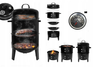 Záhradná udiareň - Domáca záhrada Garden Grill Tuba Hearth 3in1